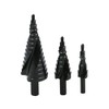 Mengshen HSS High Speed Steel Step Drill Bit 3-Piece Set