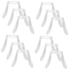 NOLITOY 12pcs Comfortable Nose Pads for Glasses Plastic Nose Cushions Non-slip Replacement Eyeglass Pads and Easy to Install for Eyewear Repair