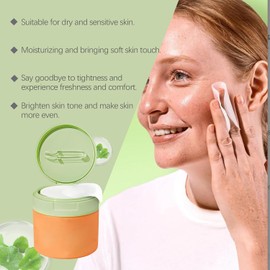 Almohadilla de Colágeno, Tónico Facial con Centella Asiática, Antienvejecimiento, Minimizador de Poros, Cuidado de la Piel Sensible (300 PIECES/3 caja)