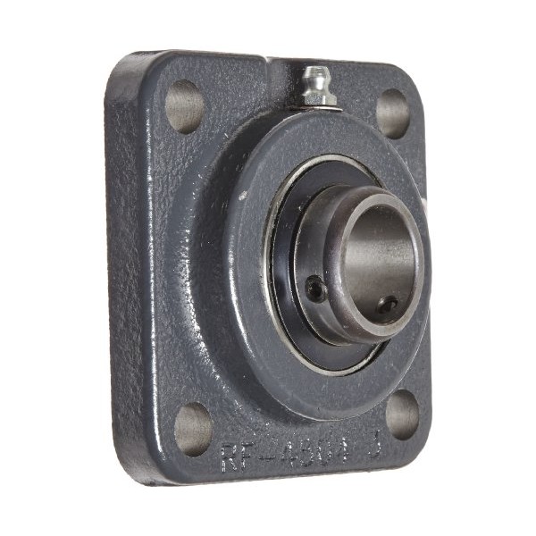 Browning VF4S-216 Normal-Duty Flange Unit, 4 Bolt, Setscrew Lock, Regreasable,