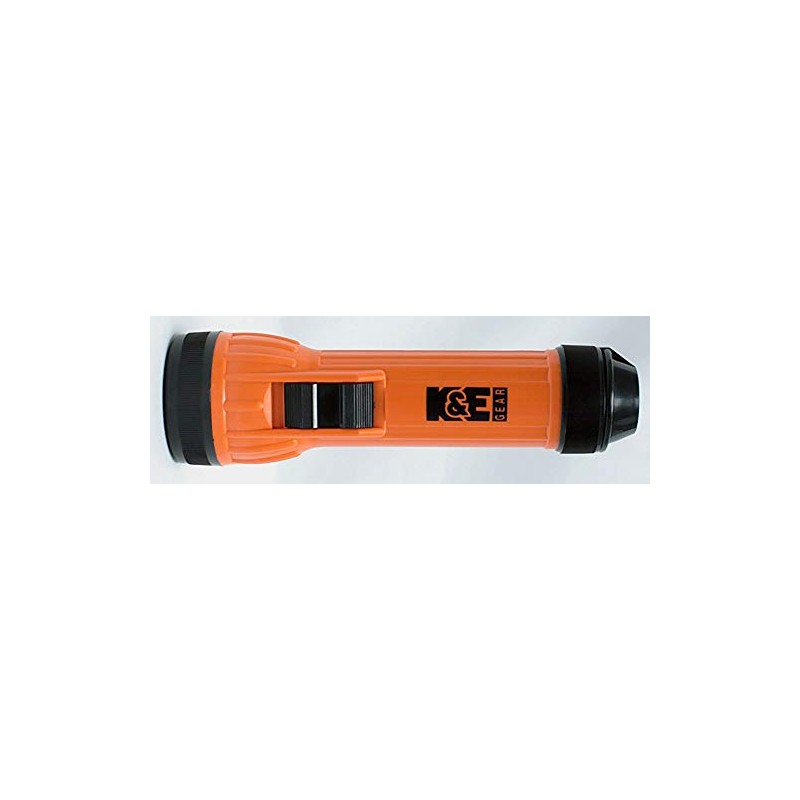 K&E SAFETY LED 100 Lumens Yellow Handheld Flashlight