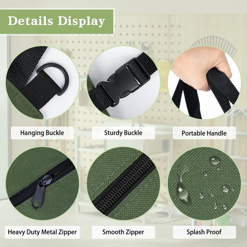 Skycase Tool Bag Zipper Pouch - 2 Pcs Multi-function Tool