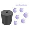 sourcing map Rubber Tapered Plug 20mm to 26mm Solid Test