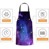 BGBDEIA Galaxy Kitchen Apron for Women Men, Adjustable Apron Chef