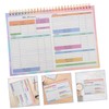 Operitacx B5 Financial Record Book Undated Weekly Budget Tracker &