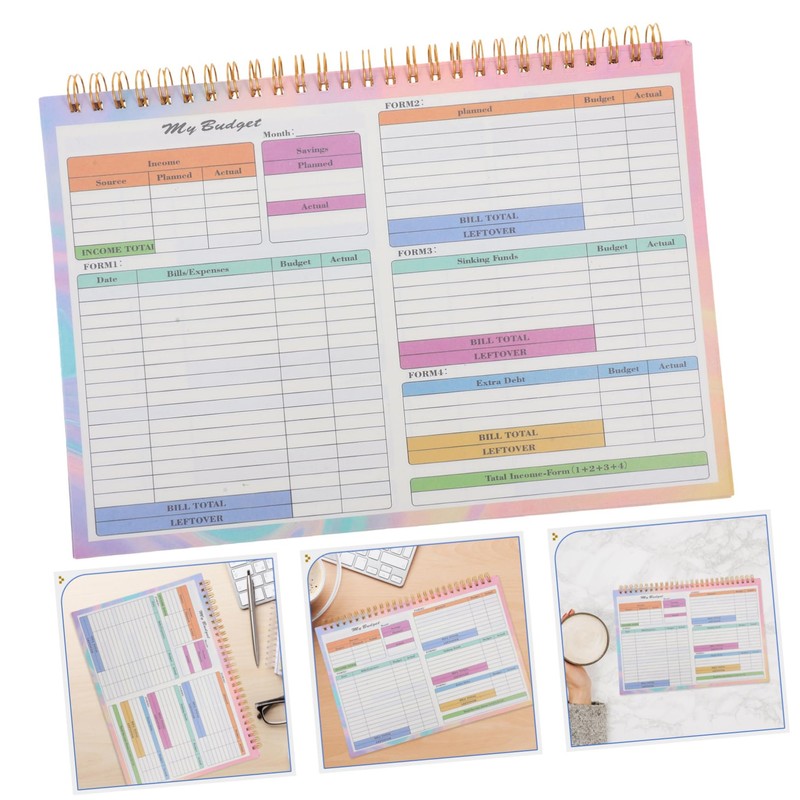 Operitacx B5 Financial Record Book Undated Weekly Budget Tracker &