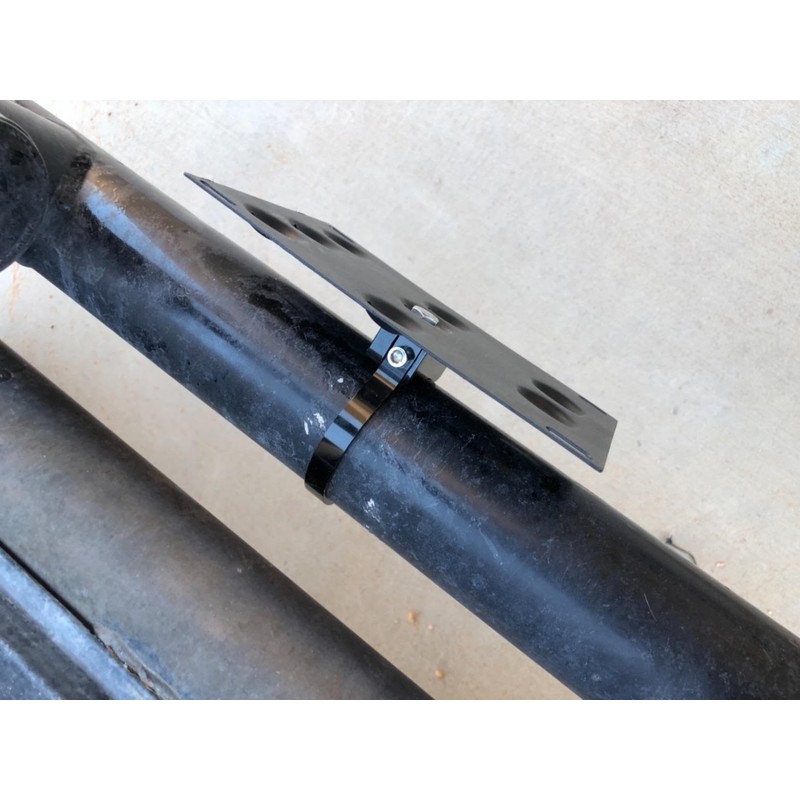 iJDMTOY No Drill Required 3-Inch Bumper Guard Tube Mount License