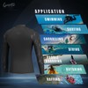 GoldFin Mens Wetsuit Top, 3mm Wetsuits Men Neoprene Jacket Long