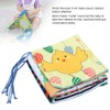 Infant Crib Cloth Book Cute Animal Learning Rattle Distorting Mirror