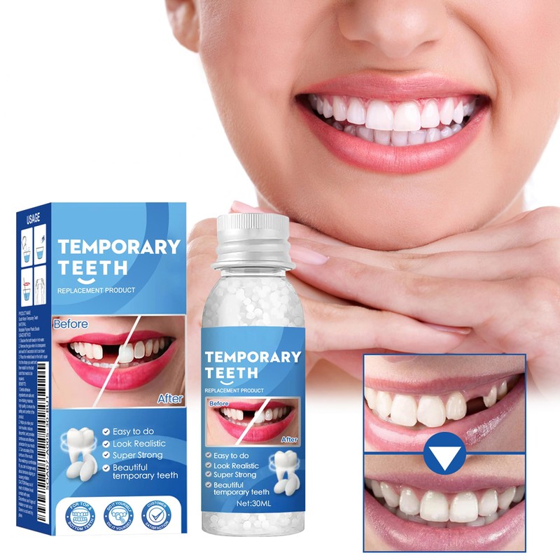 Temporary Tooth Repair Kit, Moldable Filling for Temporary Tooth Repair