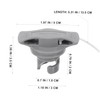 Mipcase 2pcs Boat Inflatable Air Valve Adapter Covers for Kayaks