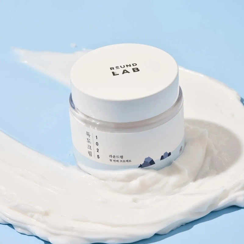 Round Lab 1025 Dokdo Cream 80ml Hidratante Fortalece Barrera Piel