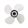 PWCMAN Outboard Propeller 10 5/8x12 4 Blades 10.6x12 Aluminum Boat