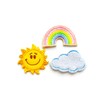 TH Set of 3 Tiny Mini Cute Little Sun Cloud