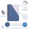 Clairefontaine 785964C Collection Age Bag Blue Spiral Notebook - 9x14
