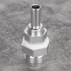 Hose Barb, AN8 3/8 Flare Bulkhead Hose Barb Aluminum Alloy