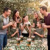 50 Pcs Party Plastic Cups with Lids and Straws, Camouflage