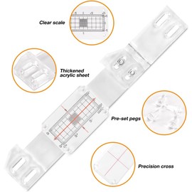 Mountlaser Plus Corner Tell Tale Crack Monitor, Concrete Crack Monitoring Record (1 Piece)