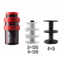 wigobolt Extended Film Developing Tank 3 Spirals 120 35 4x5 B/W Darkroom Processing US - 3 Spirals Reel Developing Tank