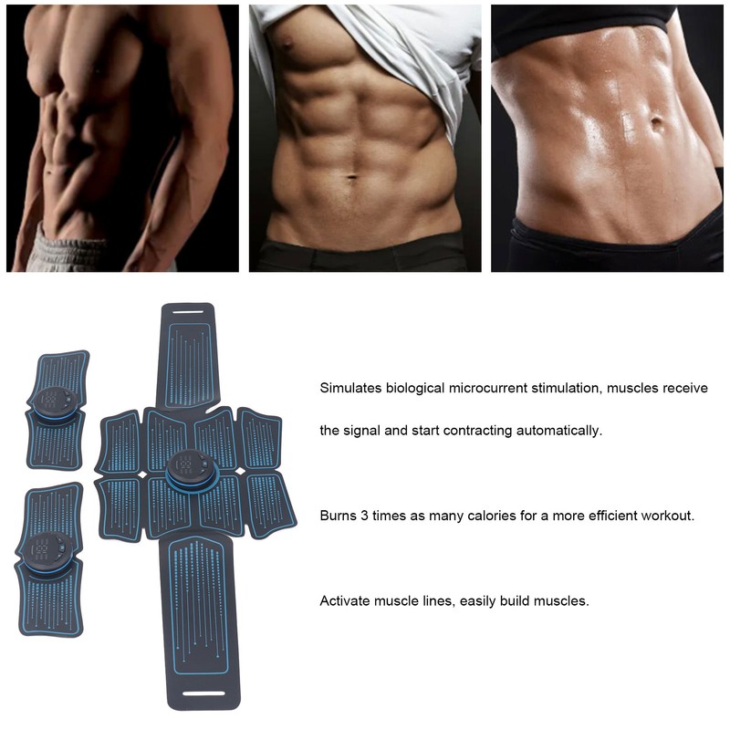 Abdominal Stimulator Muscle Trainer Simulating Biological Microcurrents Abdominal Muscle Toner