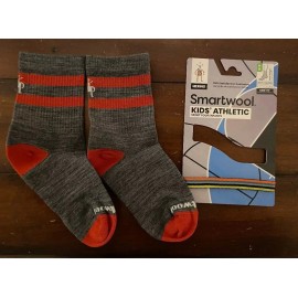 SmartWool NWT Smartwool Unisex Boy's Girl's Size Medium Athletic Ultralight Crew Socks