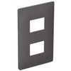 Panasonic WTL7002HK Outlet Plate for 2, Matte Gray