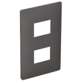 Panasonic WTL7002HK Outlet Plate for 2, Matte Gray