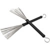 Jiayouy 1 Pair Drum Wire Brushes Drum Sticks Percussion Retractable