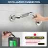 Grab Bars for Bathtubs and Showers- 1-1/4 x 16 Angled