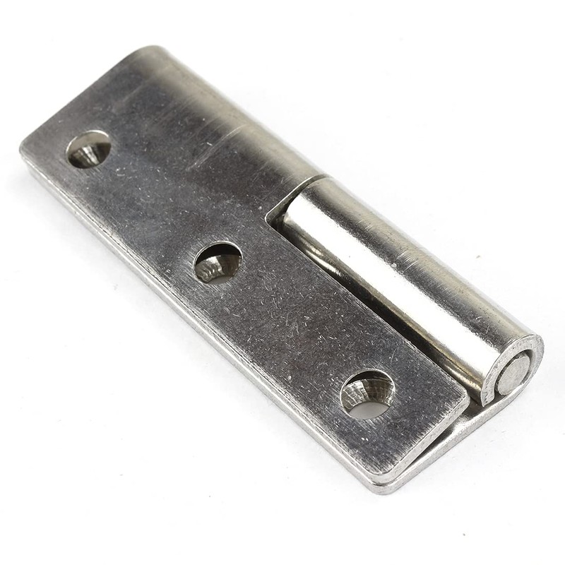 4Pcs 2.5" Detachable Door Hinge,Stainless Flag Hinge, Rising Butt Left
