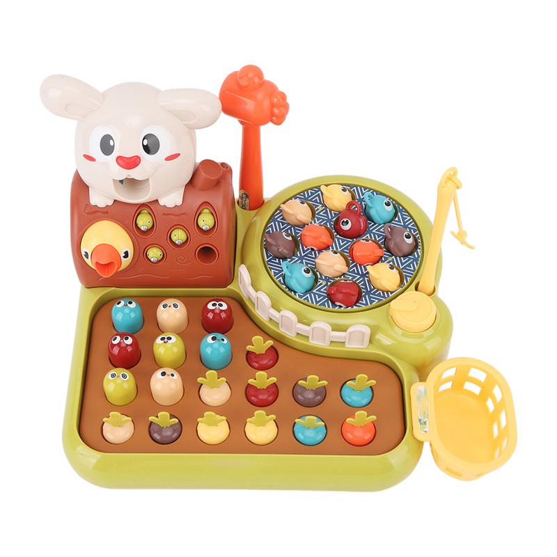 Whack Game 4 in 1 Multi Functional Toys Fishing Toy