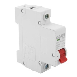 DC Circuit Breaker, DC Isolator Switch DZ47-63Z-1P 250V 40A for Photovoltaic Systems, Thermal Magnetic Trip, 35mm DIN Rail Mounting, PV Isolator Switch, Solar System Isolator