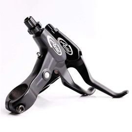 Cangad Bicycle Brake Levers Aluminum Alloy Ultra Lightweight Left and Right Set FR-5 Disc Brakes V-Brake Disc Brake Brake Lever Finger Mountain Bike