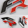 1 Piece 3D Metal FR Car Side Fender Suitcase Emblem