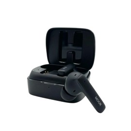MOOR Wireless Earbuds Bluetooth Headphones, Noise Cancelling Earbuds with Deep Bass, Hybrid ANC, Transparency mode, IPX5 Waterproof in Ear Built in Mic Headphones for Sport, Work (30H Playtime, Black)