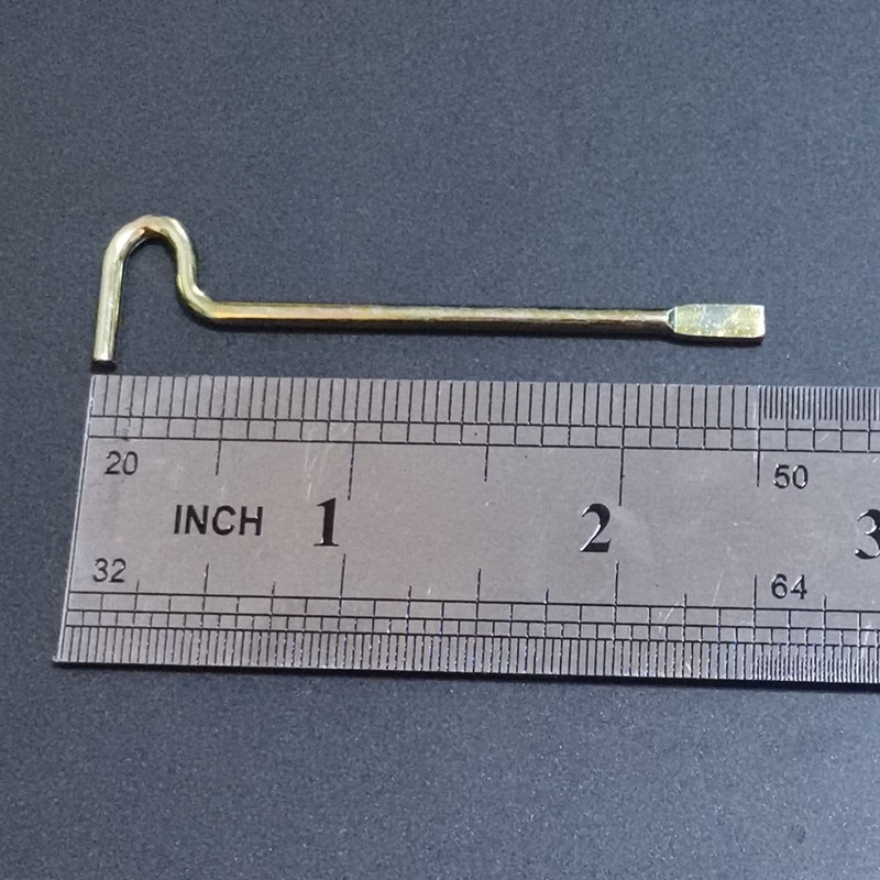 Bedroom/Bathroom Emergency Keys Compatible with Kwikset Interior Levers and Knobs
