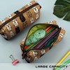 LParkin Lucky Japanese Cat Pencil Case Cute Maneki Neko Cat
