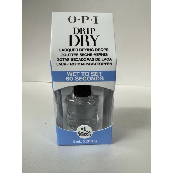 OPI DRIP DRY LACQUER POLISH NAIL DRYING DROPS .28 Oz