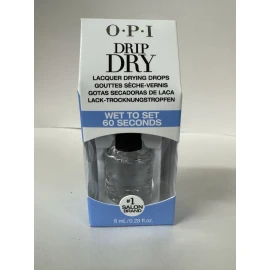 OPI DRIP DRY LACQUER POLISH NAIL DRYING DROPS .28 Oz WITH DROPPER -NEW