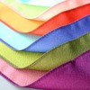 White House Plain Furoshiki Double-sided Dyed Reversible Polyester Approx. 26.8