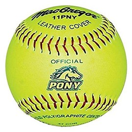 MacGregor Pony Fast Pitch Softball, 11-inch (One Dozen)