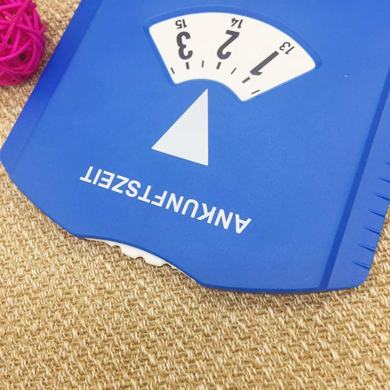 BWESOO Blue Digital Parking Timer Parking Disc with Ice Scraper