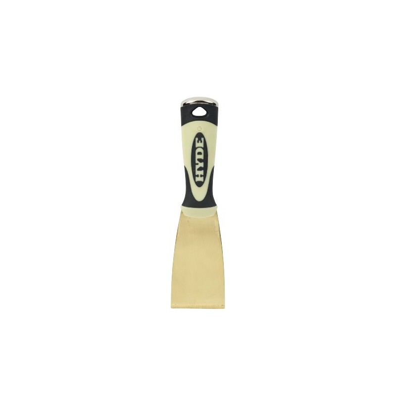 Hyde 06321 2" Stiff Pro Project Brass Putty Knife