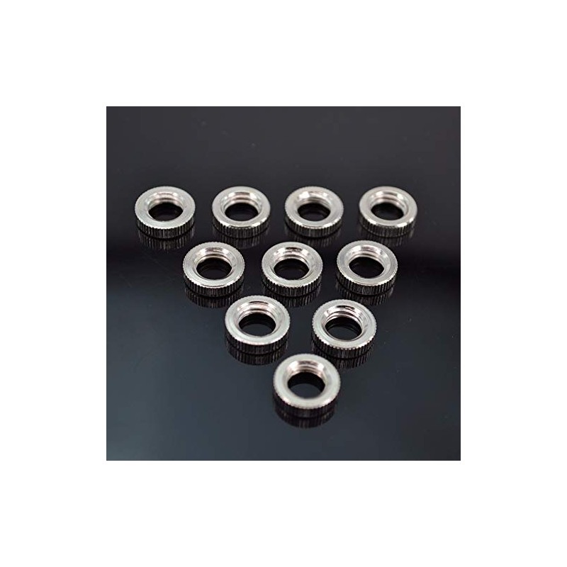 leisurelite 10 x Stainless Bank Stick Bite Alarm Locking Nuts.