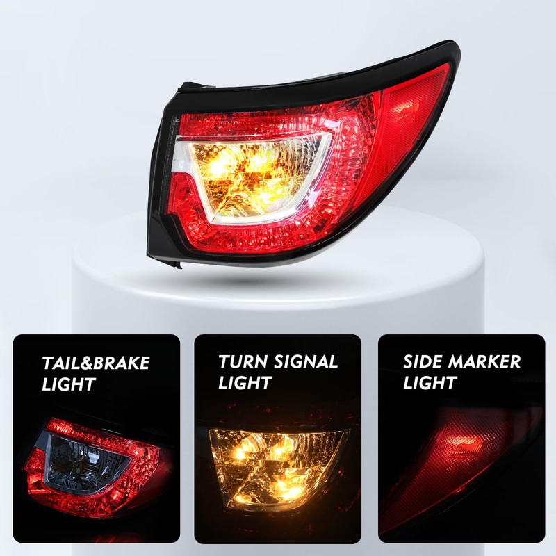 TUSDAR Tail Light Assembly For 2013 to 2017 Chevy Traverse