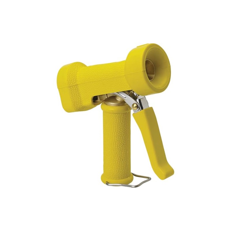 Vikan 93246 Water Gun,Heavy Duty,Brass/EPDM/Rubber/SS,Yellow