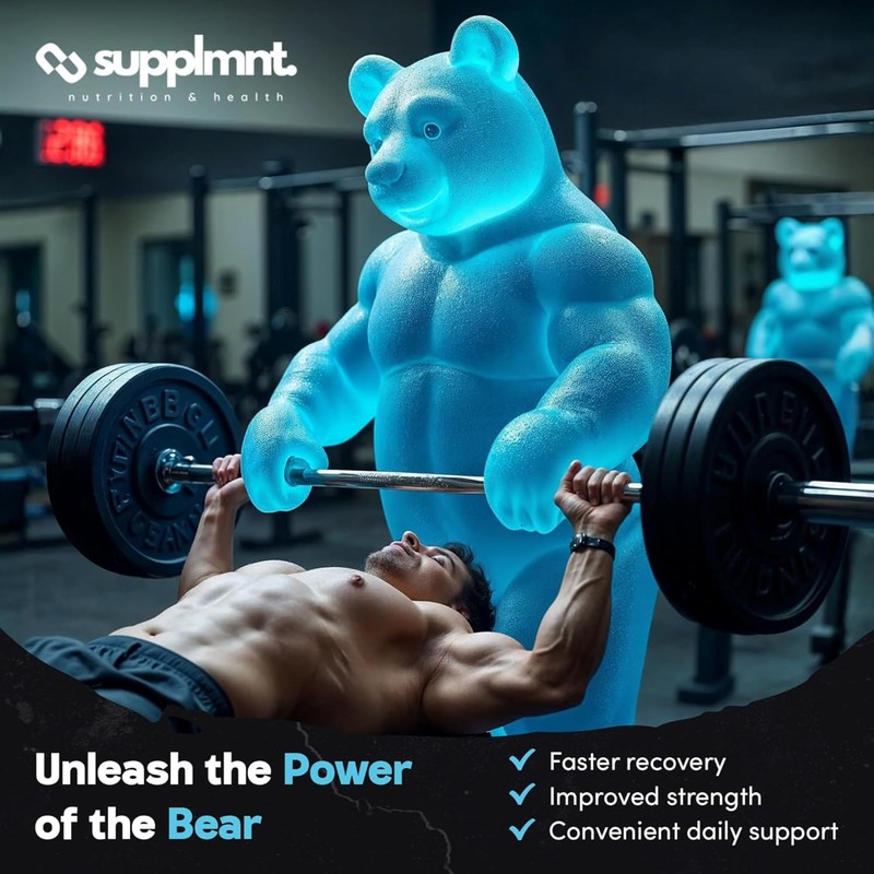 supplmnt. 2 x Creatine Gummies 5000mg Lab-Tested 120ct Max Strength