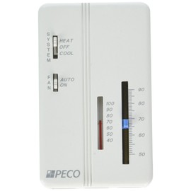 Peco SP155-009 Trane Compatible Zone Sensor, White