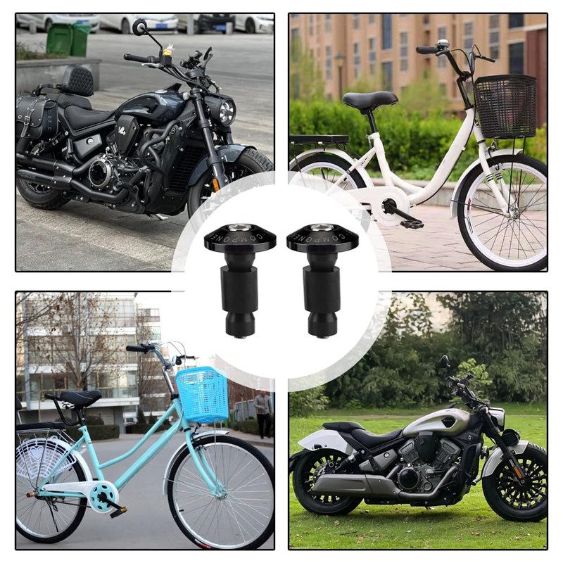 Steering Wheel Bar End Caps Anti-Collision Auto Motorcycle Motorcycle Push