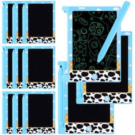 Nezyo 12 Pack Toy Inspire Party Supplies LCD Writing Tablet for Kids, 4.6'' Mini Board Drawing Tablet, Cartoon Goodie Bags Stuffers Two Infinity and Beyond Birthday Gifts for Toddler Boy Student